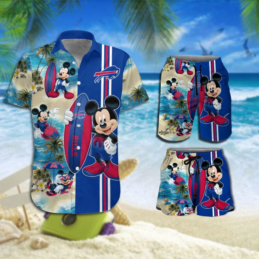 Buffalo Bills Mickey Mouse New Hot 3D Hawaiian Shirt 2023 HW0601