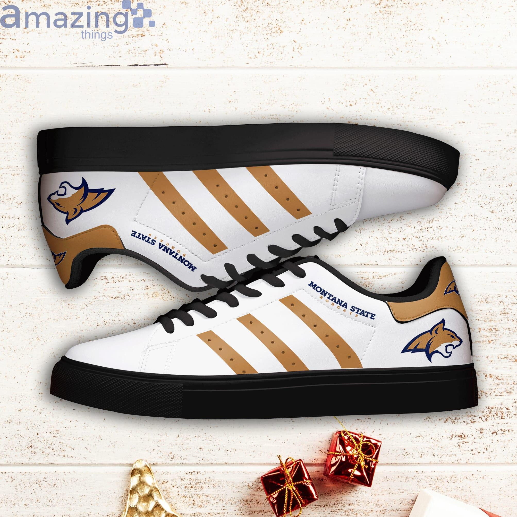 NCAA Montana State Bobcats White Stan Smith Shoes , Trendy Style Sneakers ST0801