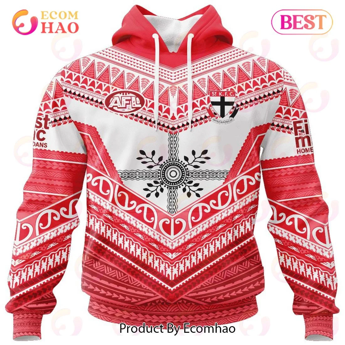 AFL St Kilda Football Club Special Pasifika Design 3D Hoodie, Zip Hoodie, Man - Women, Warm, Premium Quality HZ0501
