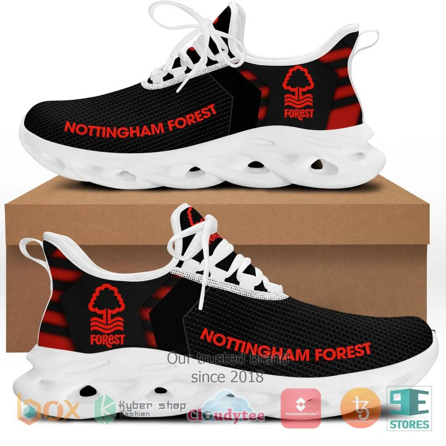Nottingham Forest FC Black Forest Max Soul Shoes Women Men MS0601