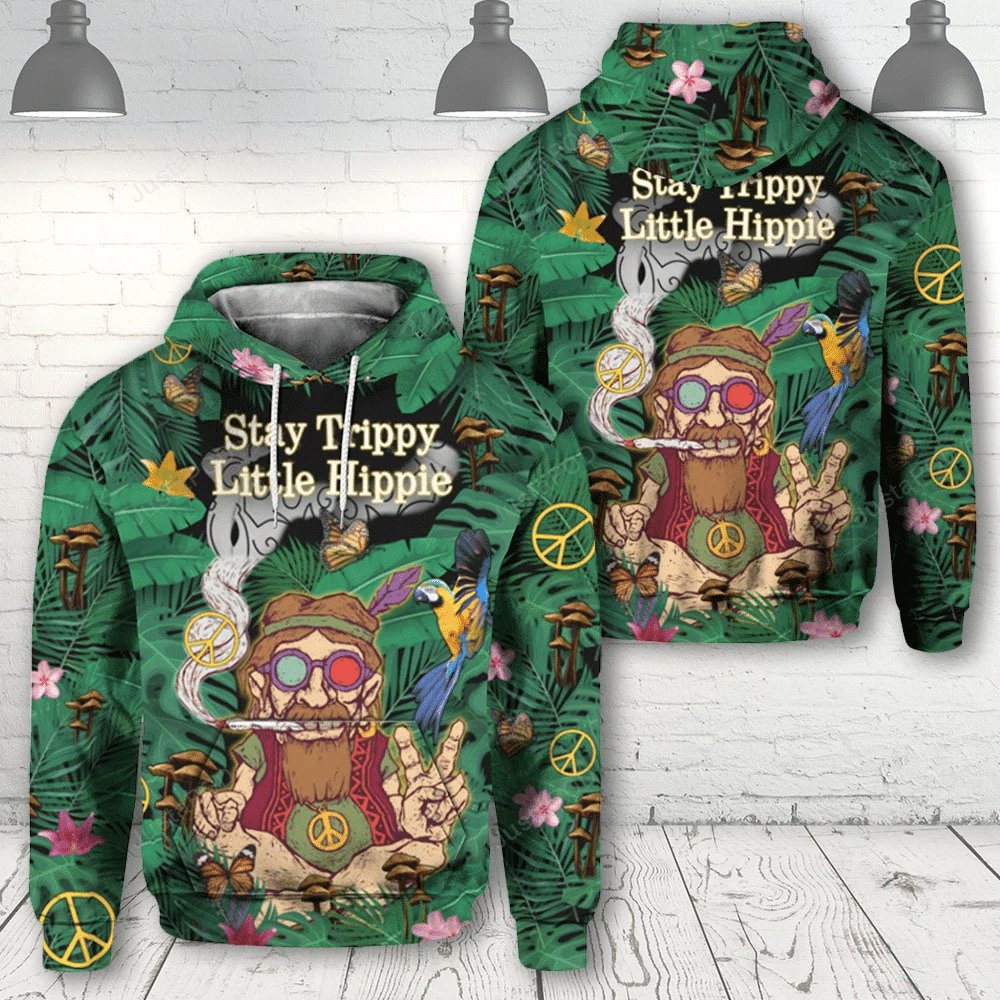 Stay Trippy 3D All Over Printed Hoodie, Zip- Up Hoodie HZ0501