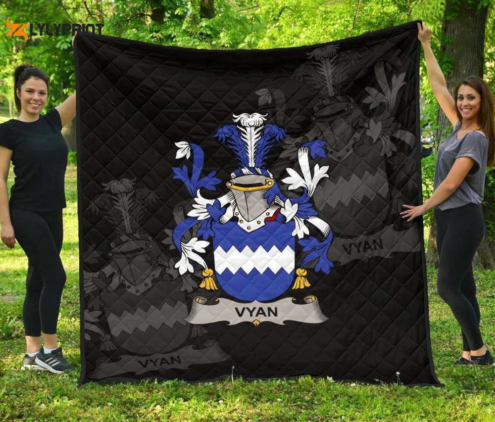Vyan Ireland Irish Family Crest 3D Customized Quilt , Soft Quilt, King Size, All Season Cozy Quilt QB0901