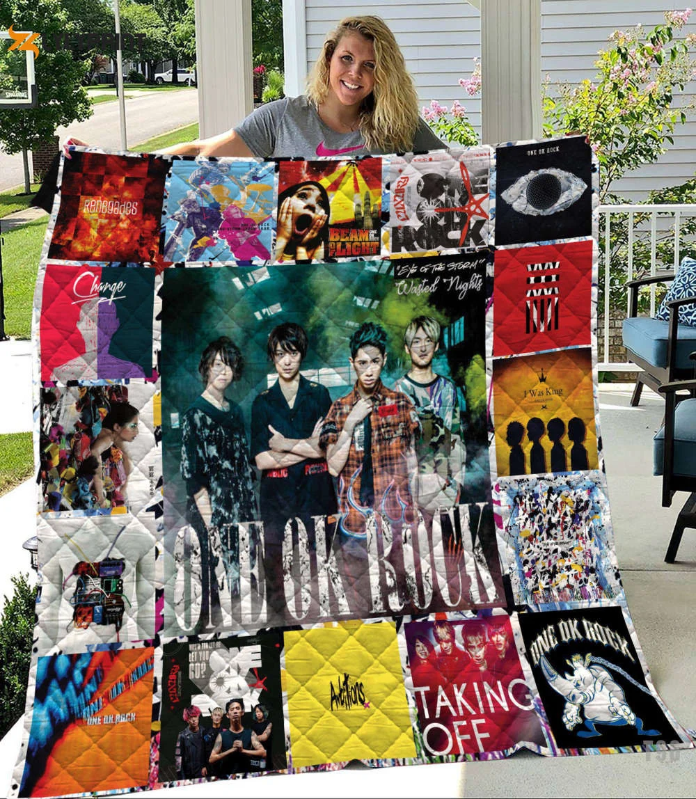 One Ok Rock Quilt Blanket For Fans Home Decor Gift , Soft Quilt, King Size, All Season Cozy Quilt QB0901