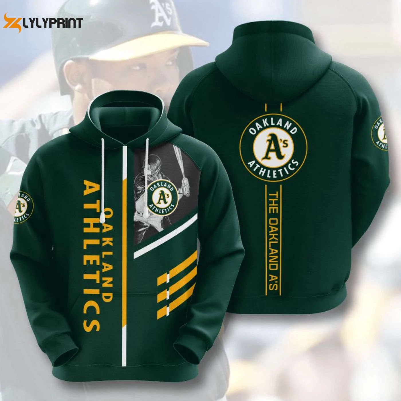 Oakland Athletics Green Pullover Hoodie – A s AOP Shirt HZ0501
