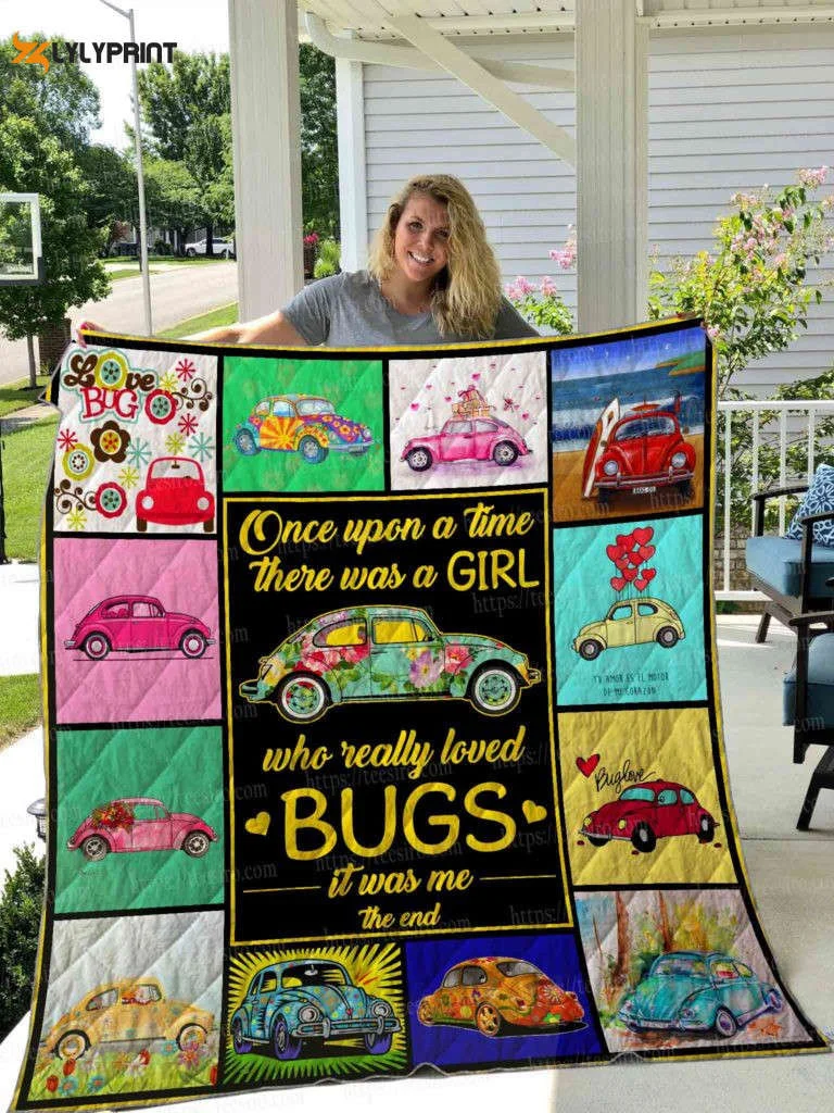 Bug Lovers 3D Quilt Blanket For Fans Home Decor Gift ,  Soft Quilt, King Size, All Season Cozy Quilt QB0901
