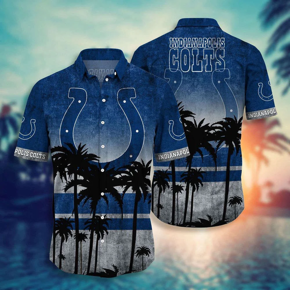 Indianapolis Colts NFL-Hawaii Shirt Short Style Hot Trending Summer For Men And Women HW0601