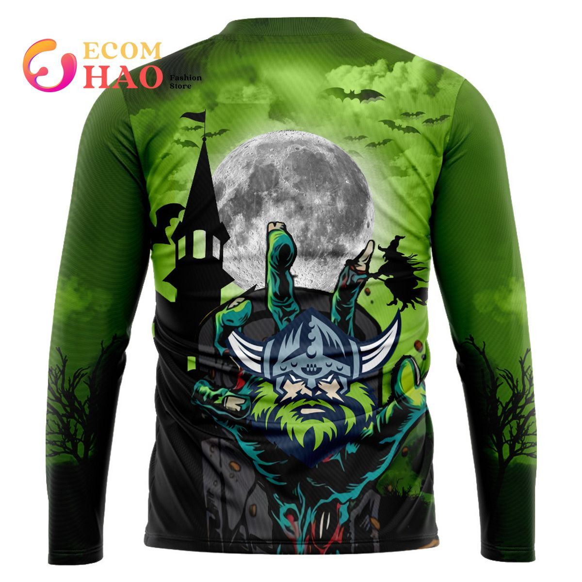 Canberra Raiders Halloween Is Coming 3D Hoodie, Zip Hoodie, Man - Women, Warm, Premium Quality HZ0501