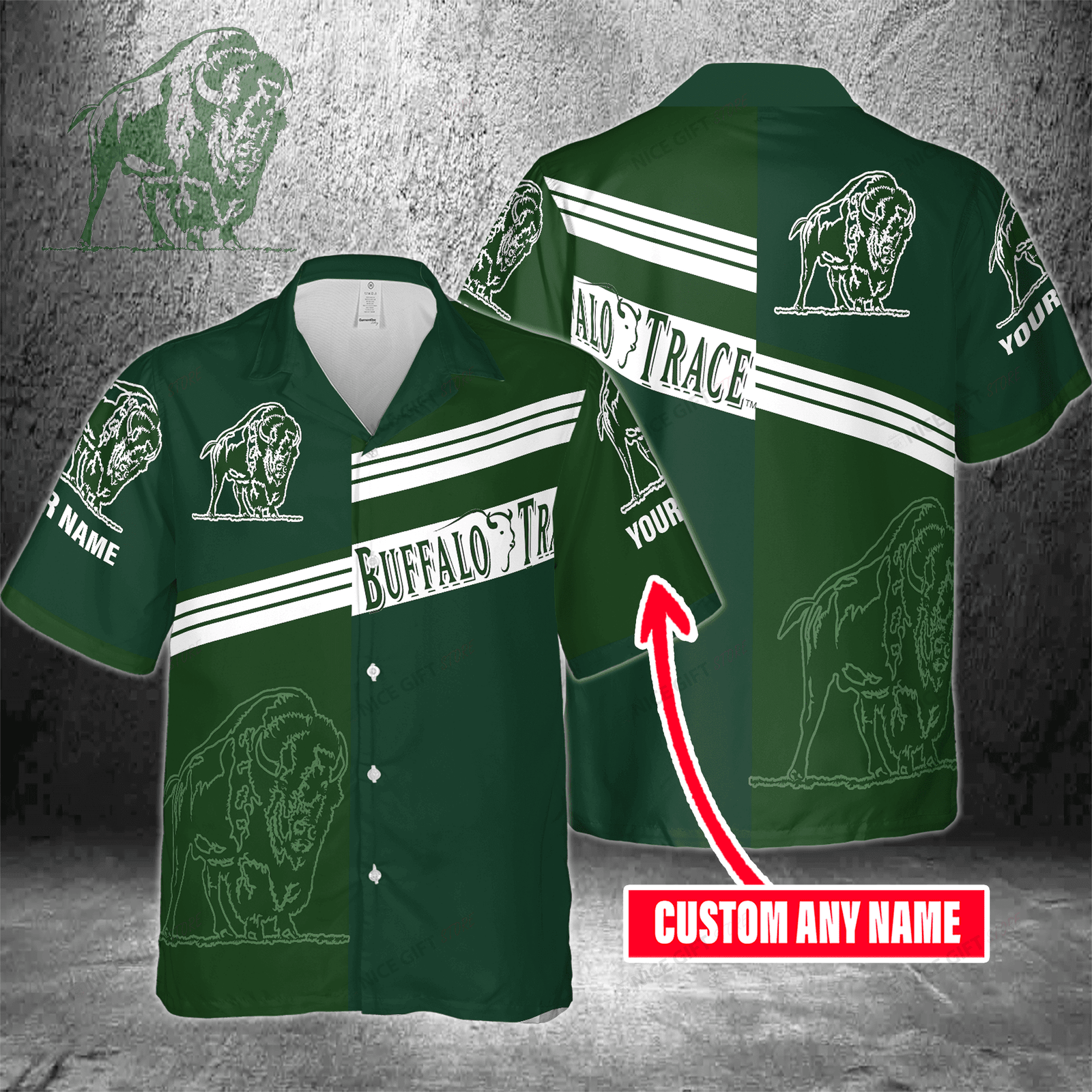 Buffalo Trace Custom Name Hawaiian Shirt For Men And Women HW0601