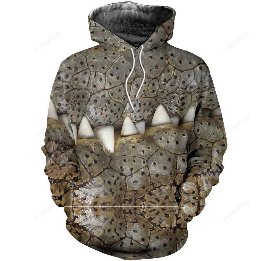 Crocodie 3D All Over Printed Hoodie, Zip- Up Hoodie HZ0501