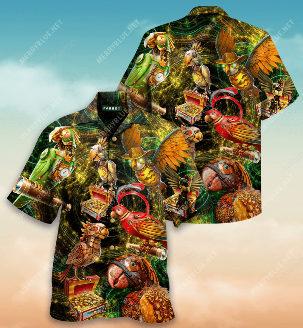 A Day Without Parrot Is Like A Day Without Sunshine Unisex Hawaiian Shirt, Gift For Men And Women HW0601