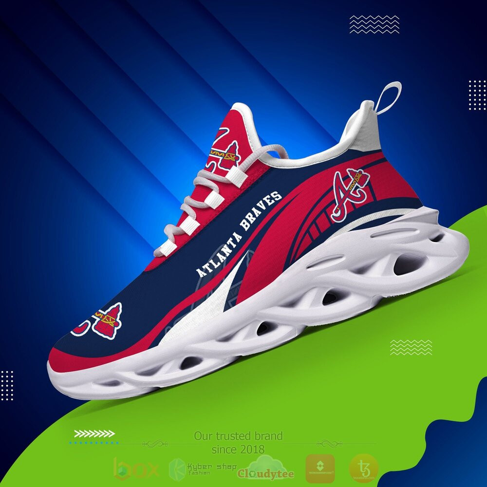 MLB Atlanta Braves Max Soul Shoes Unisex Women Men MS0601