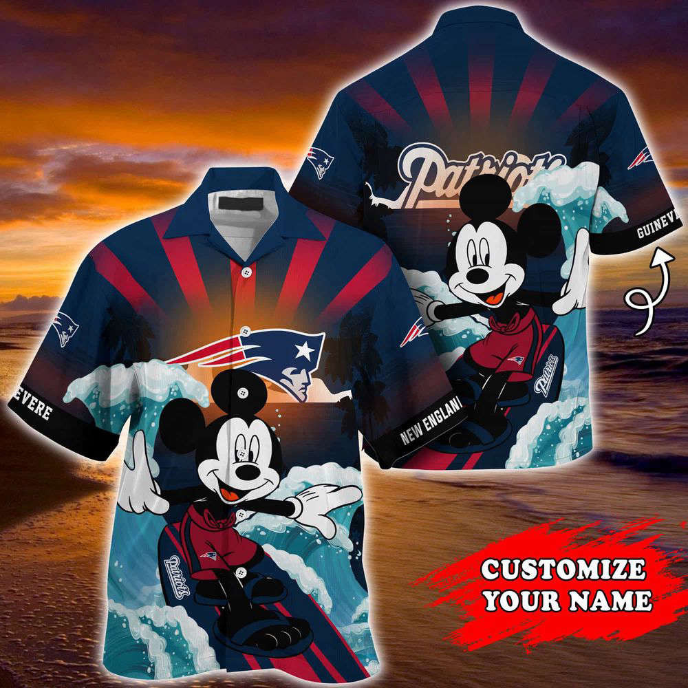 New England Patriots NFL-Summer Customized Hawaii Shirt For Sports Fans HW0601