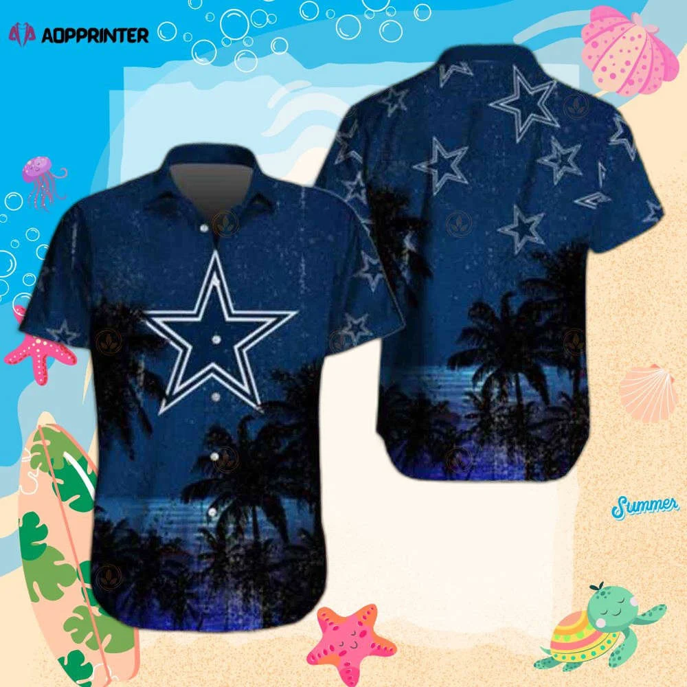Dallas Hawaiian Shirt Dallas Cowboys Casual Aloha Shirt HW0601