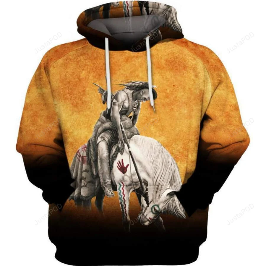 Native Horse Trail Of Tears 3D All Print Hoodie, Zip- Up Hoodie HZ0501