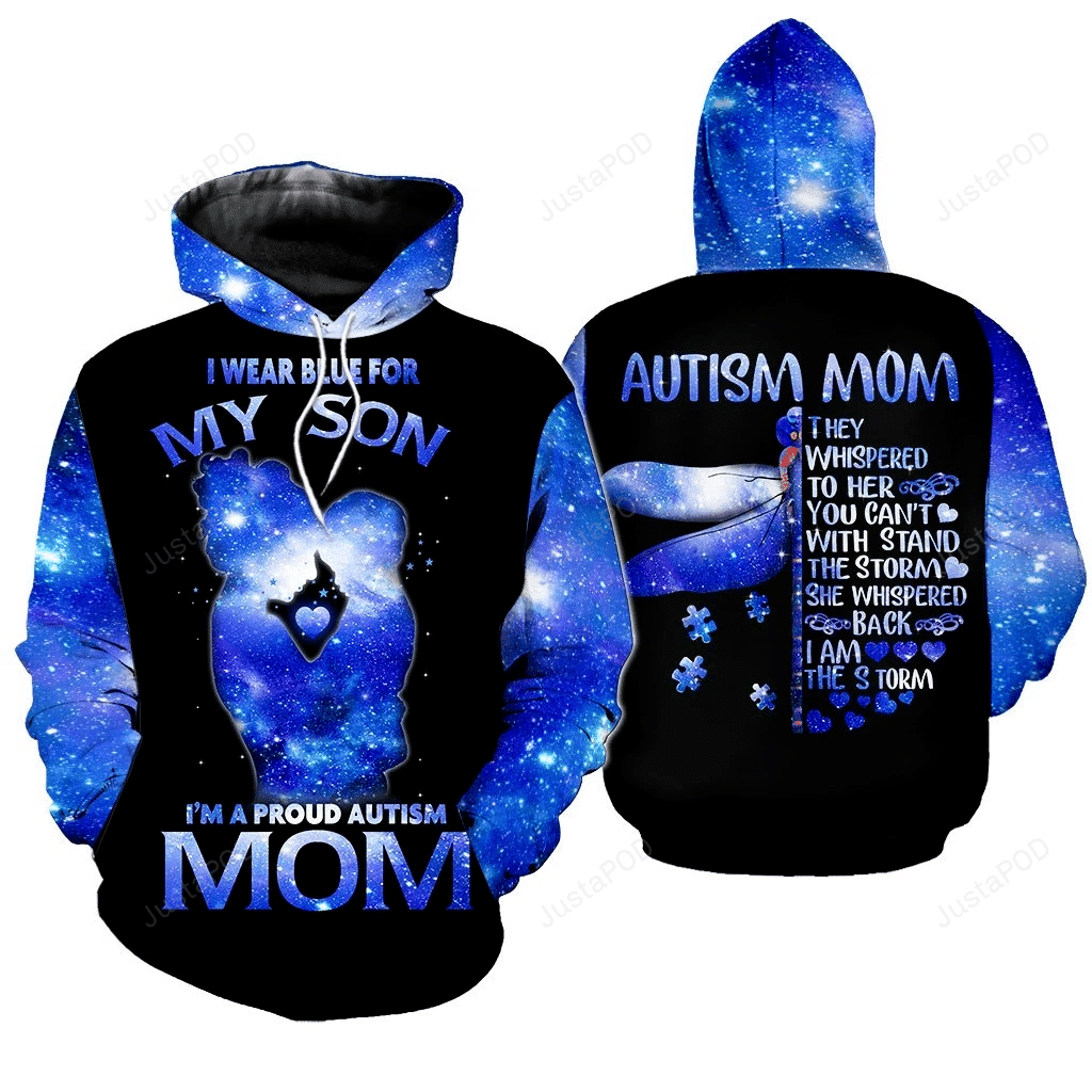 Autism Mom Mom 3D All Over Print Hoodie, Zip-up Hoodie HZ0501