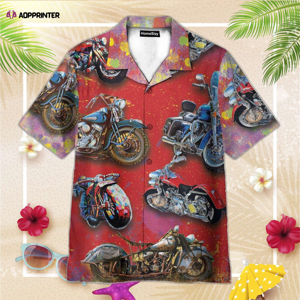 Motobike Hawaiian Shirt, Gift For Men Women HW0601