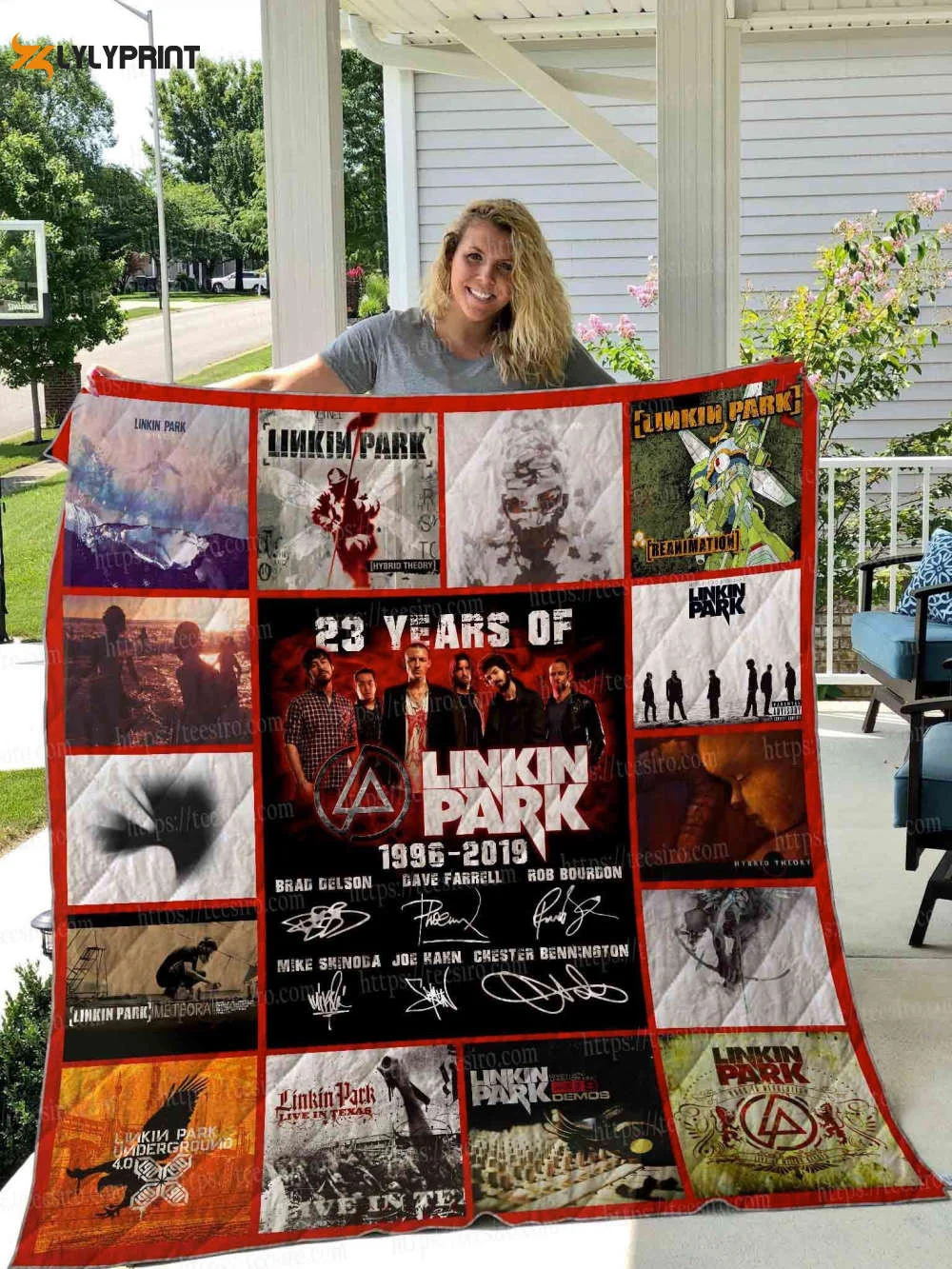 Linkin Park 1 Quilt Blanket For Fans Home Decor Gift , Soft Quilt, King Size, All Season Cozy Quilt QB0901