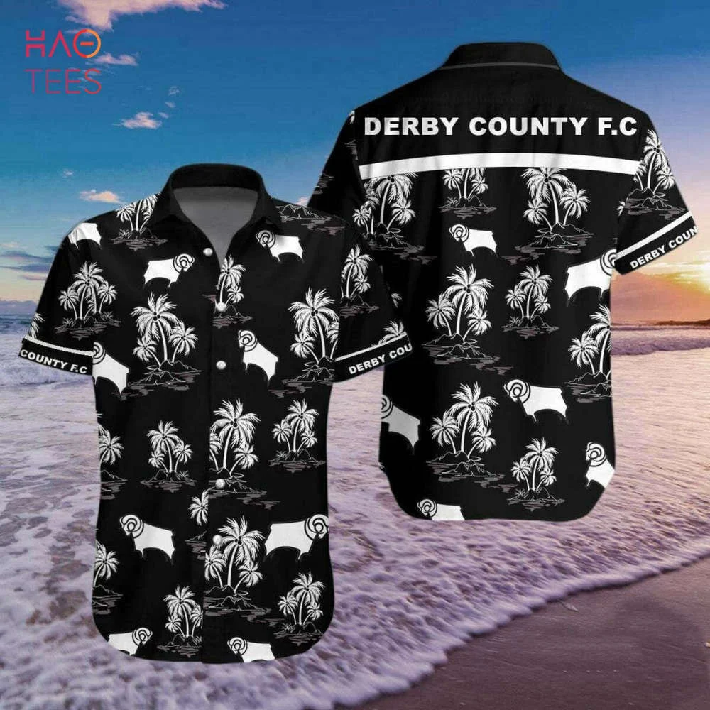 Derby County FC Hawaiian Shirt Beach Short HW0601