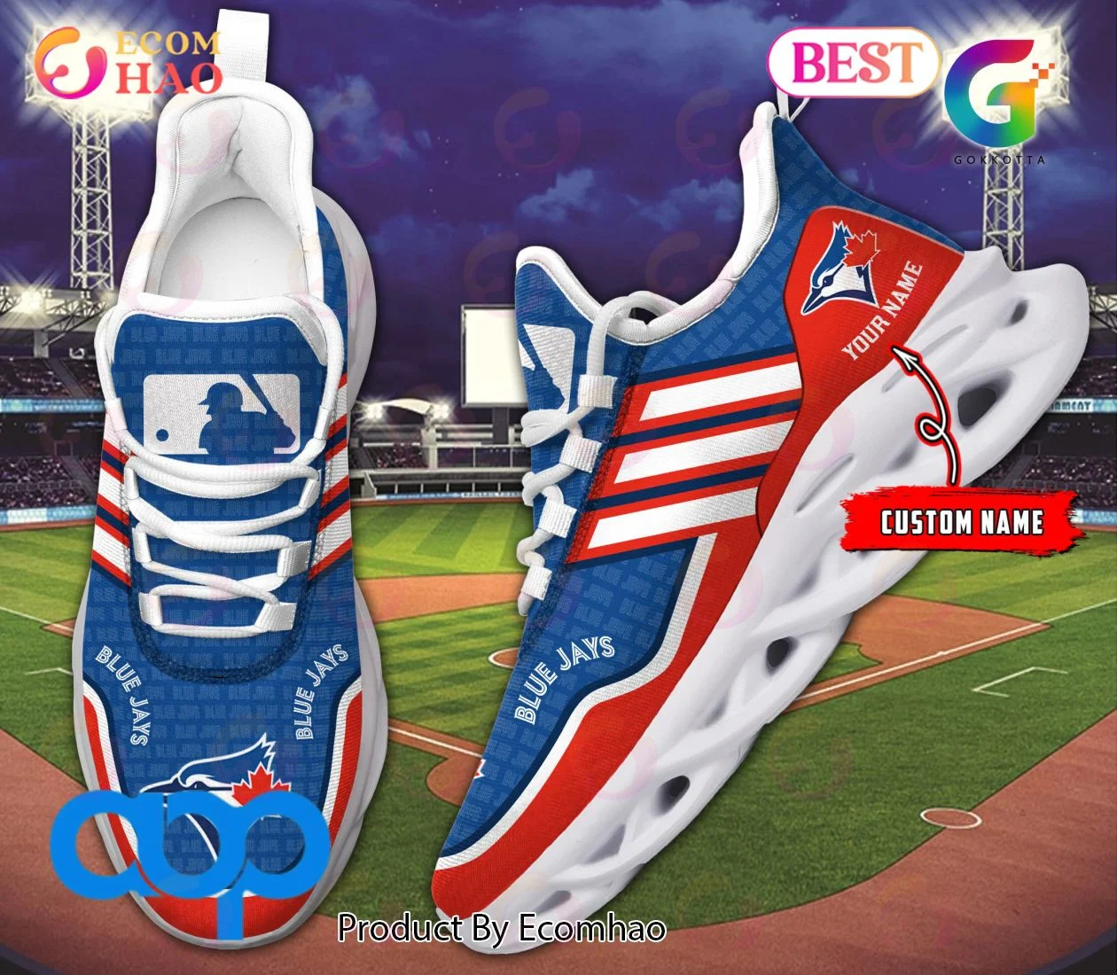 MLB Toronto Blue Jays New Clunky Max Soul Sneaker, Shoes  Unisex sneakers MS0601