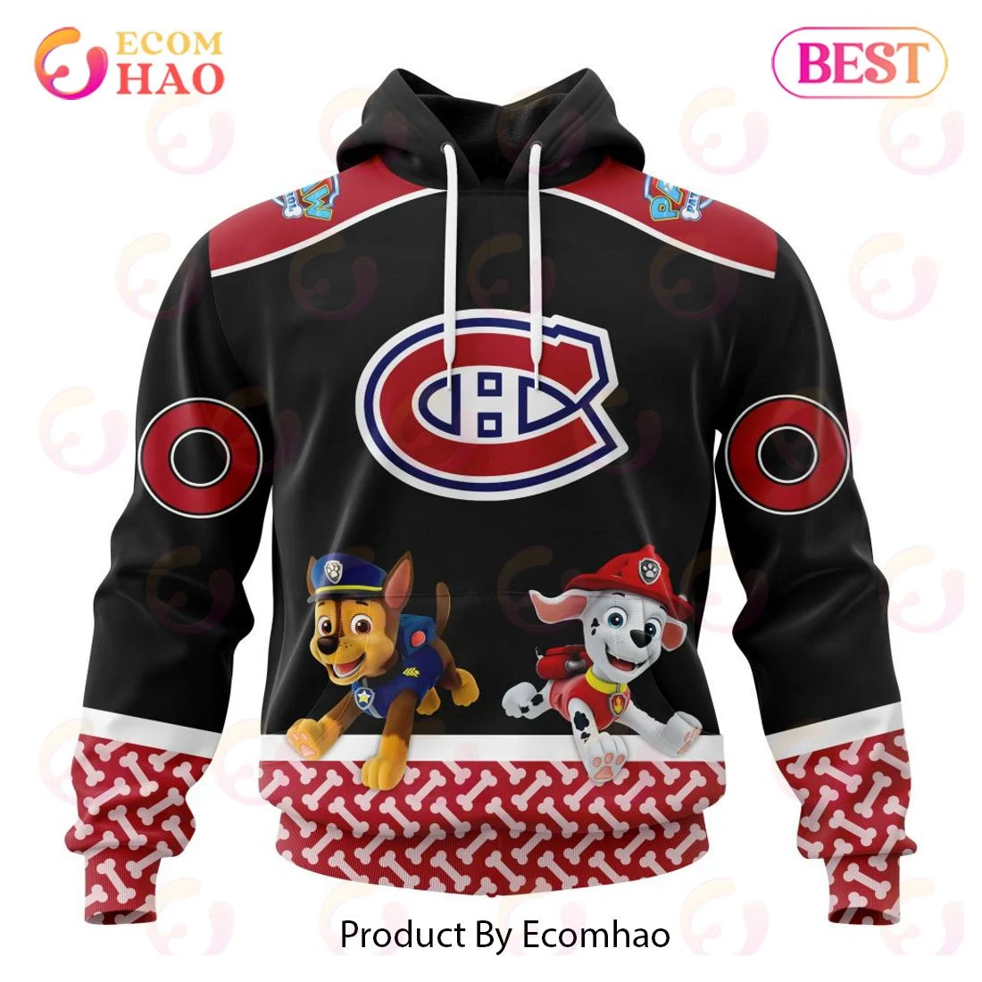 Montreal Canadiens Special Paw Patrol Design 3D Hoodie, Zip Hoodie, Man - Women, Warm, Premium Quality HZ0501