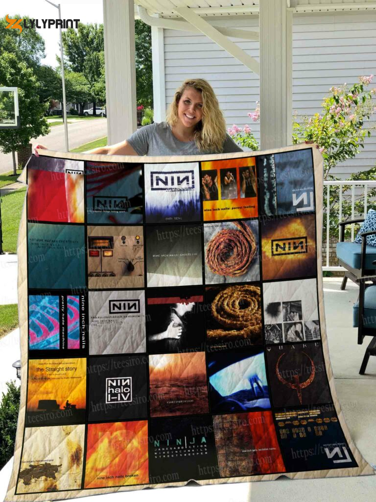 Nine Inch Nails Quilt Blanket For Fans Home Decor Gift , Soft Quilt, King Size, All Season Cozy Quilt QB0901