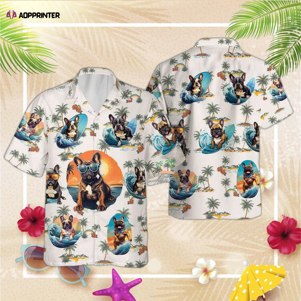 Aloha Bulldog Hawaiian Shirt, Gift For Men And Women, Bulldog with Glasses Hawaii HW0601