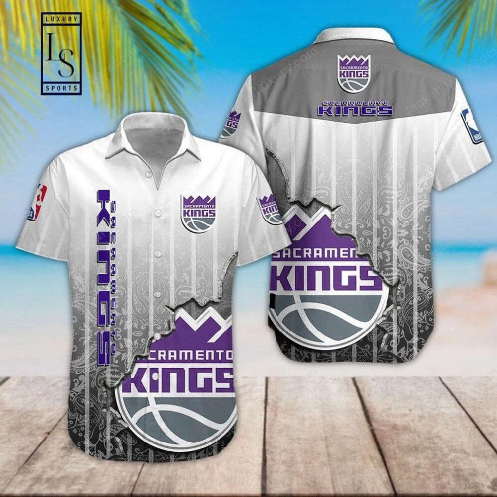 NBA Sacramento Kings Hawaiian Shirt, Gift For Men Women, Gift For Men Women HW0601