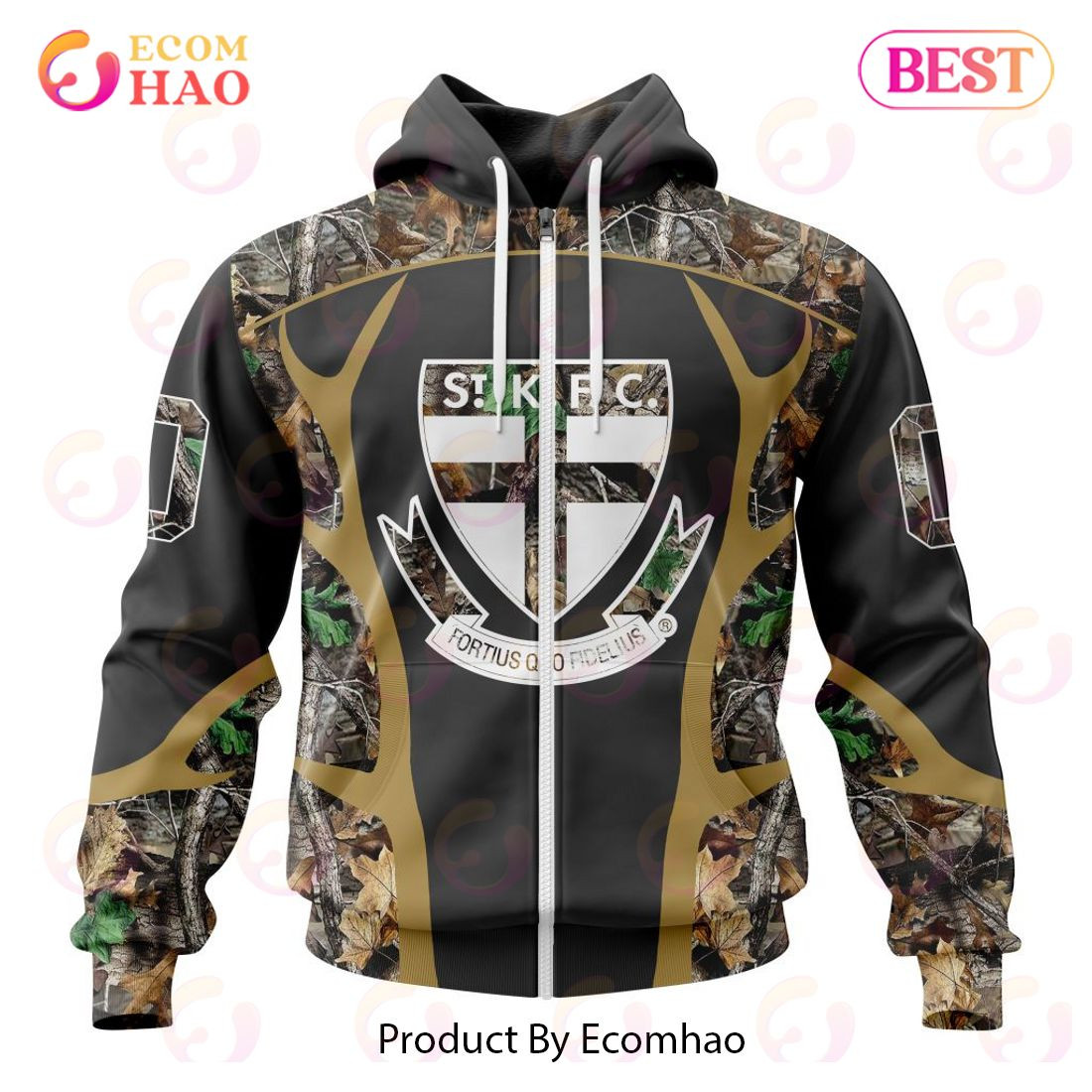 AFL St Kilda Football Club Special Camo Hunting Design 3D Hoodie, Zip Hoodie, Man - Women, Warm, Premium Quality HZ0501
