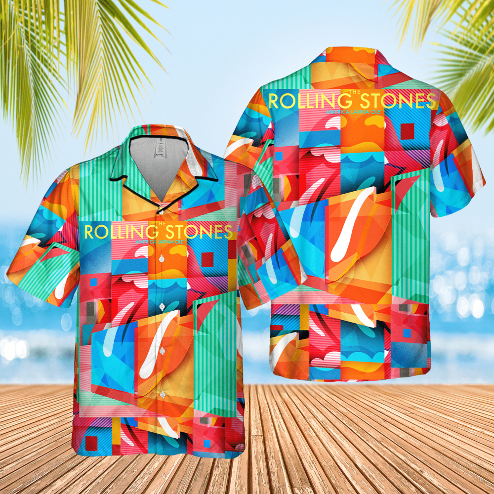 The Rolling Stones America Latina Ole Hawaiian Shirt HW0601