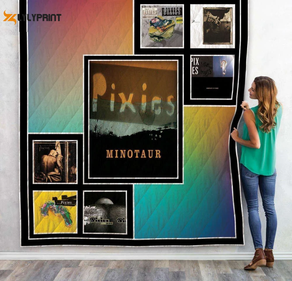 Pixies Compilations Albums 3D Customized Quilt Blanket For Fans Home Decor Gift ,  Soft Quilt, King Size, All Season Cozy Quilt QB0901