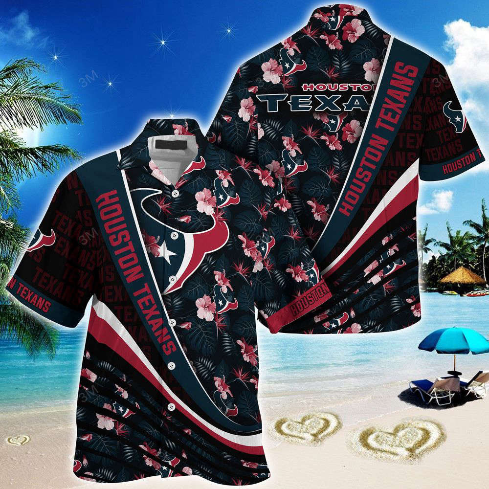 Houston Texans NFL-Summer Hawaii Shirt With Tropical Flower Pattern For Men And Women HW0601