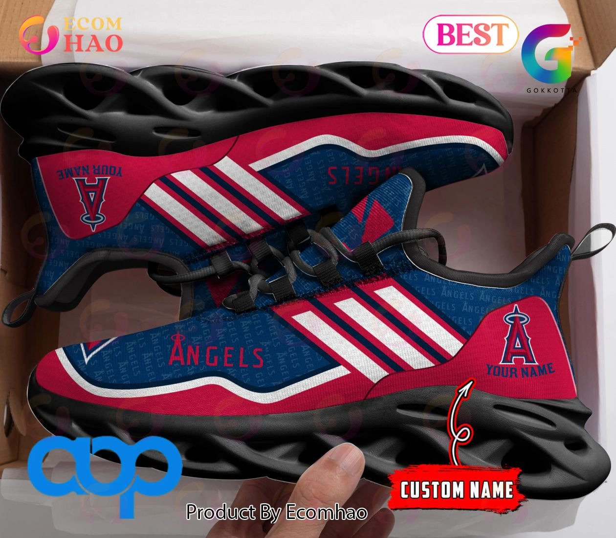 MLB Los Angeles Angels New Clunky Max Soul Sneaker, Shoes  Unisex sneakers MS0601