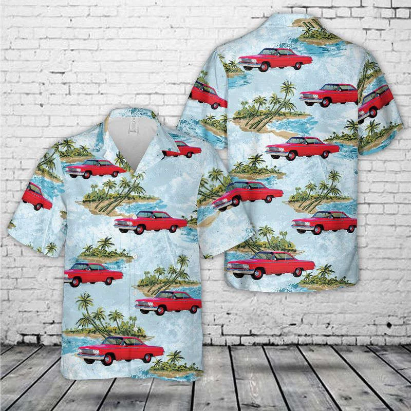 1962 Chevrolet Bubble Top Bel Air Hawaiian Shirt, Gift For Men Women HW0601