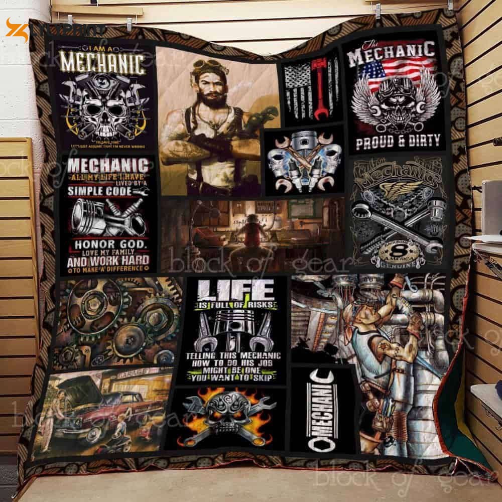 I Am A Mechanic 3D Customized Quilt , Soft Quilt, King Size, All Season Cozy Quilt QB0901