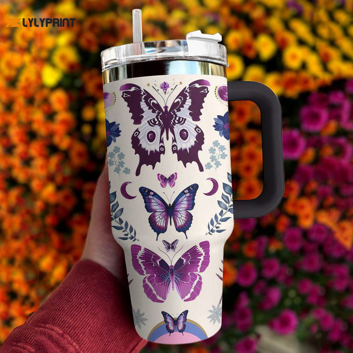 Butterfly Shineful Stanley Tumbler 40oz Gorgeous 0501TB40