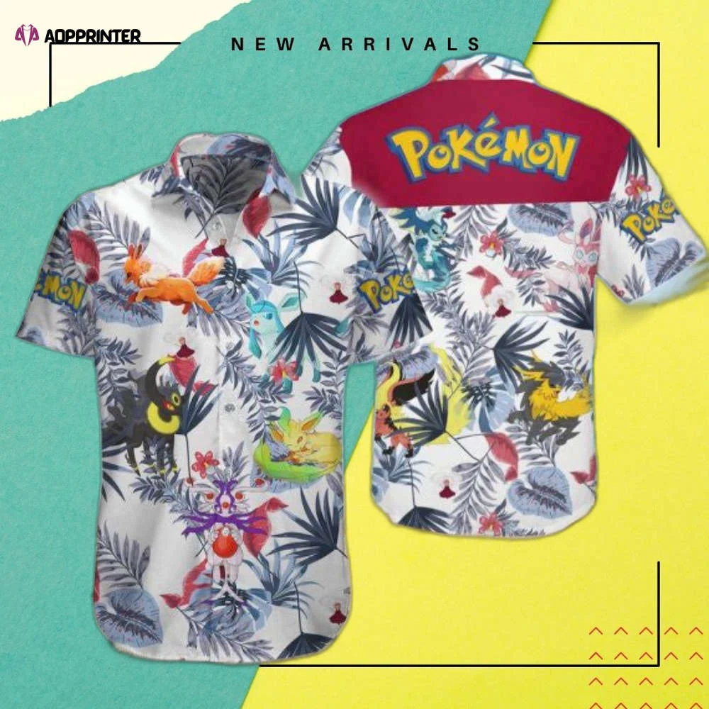 Get Ready for Adventure with Pokemon Go Hawaiian Shirt HW0601