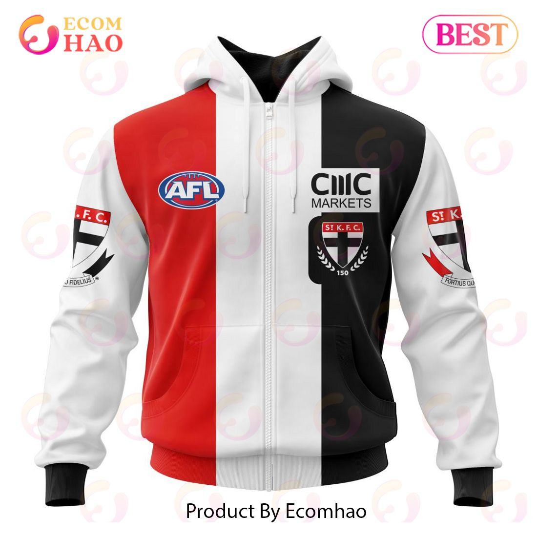 AFL St Kilda Football Club Home Kits 2023 3D Hoodie, Zip Hoodie, Man - Women, Warm, Premium Quality HZ0501