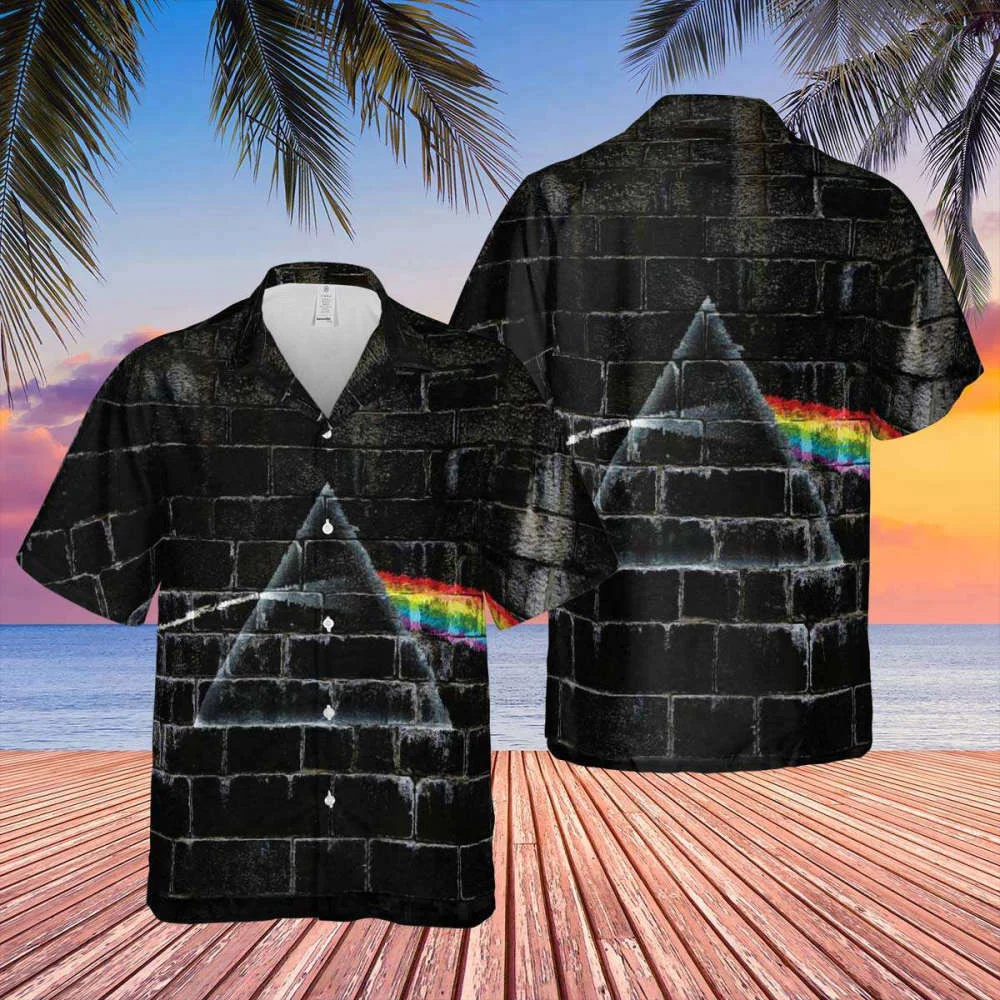 Pink Floyd The Dark Side Of The Moon In The Wall Art Hawaiian Shirt HW0601