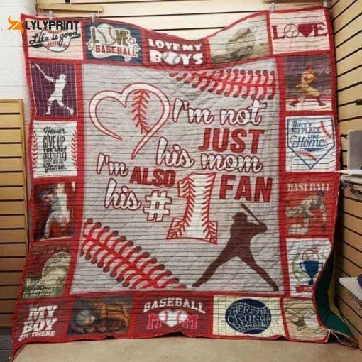 Baseball Mom 3D Customized Quilt , Soft Quilt, King Size, All Season Cozy Quilt QB0901